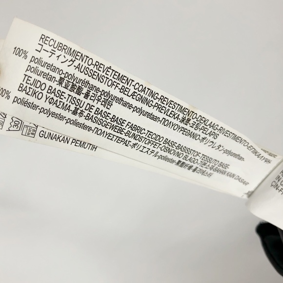 Zara Asymmetric Faux Leather Skort Faux Wrap - Picture 6 of 6